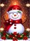 Christmas Diamond Painting Kits, Snowman Diamond Art Kits for Adults, 5d Diamond Painting Kits for Adults,Gem Art with Diamond Painting for Home Wall Decor 12 x 16inch
